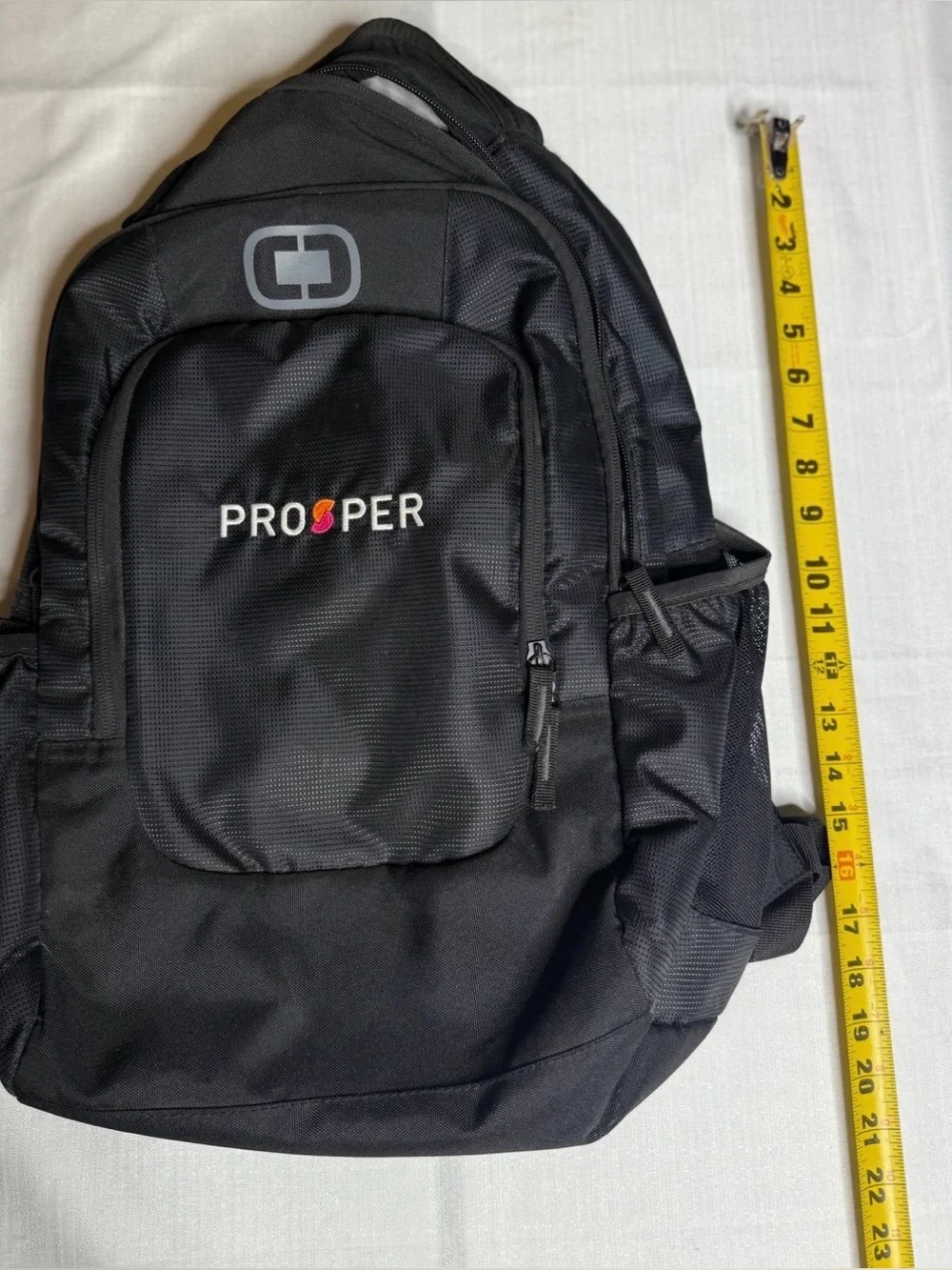 OGIO Logan Padded Backpack Laptop Bag Black  